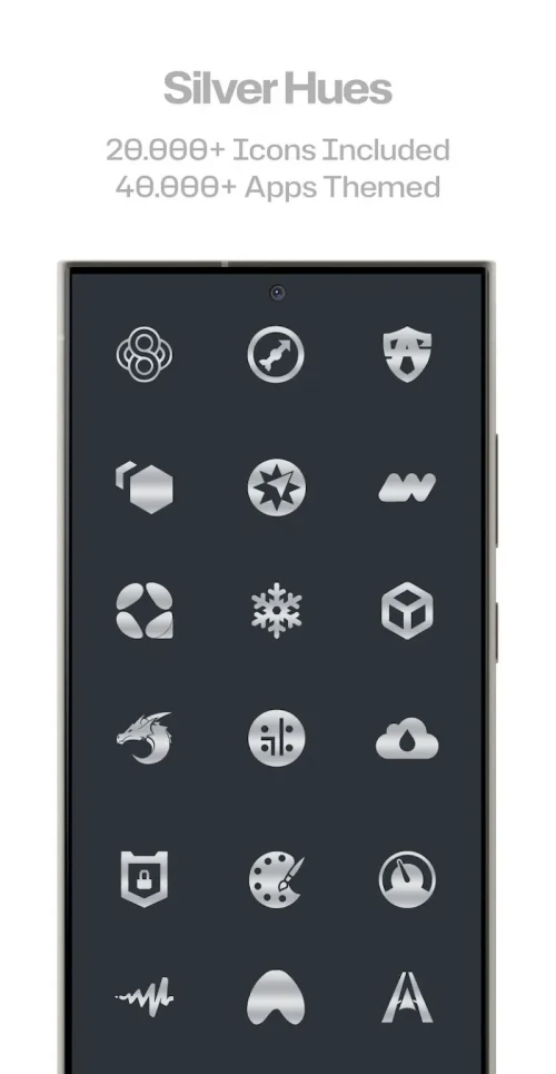 Silver Steel Icon Pack