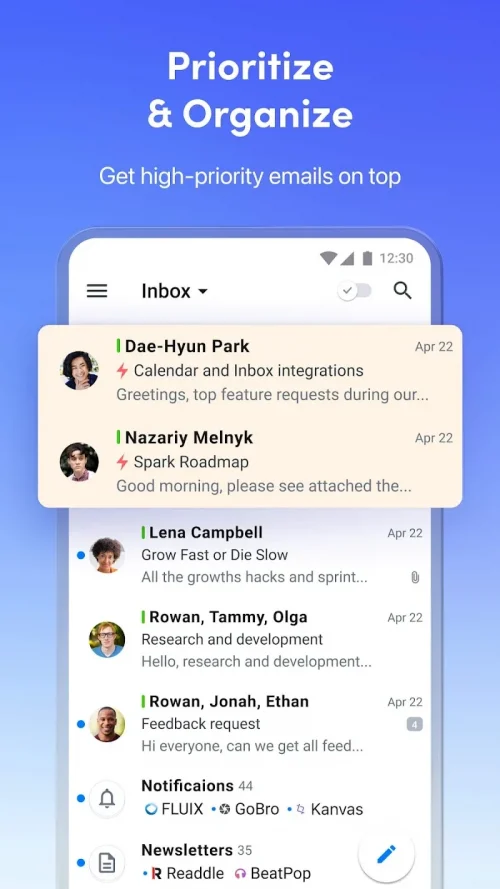 Spark Mail: AI Email, Calendar