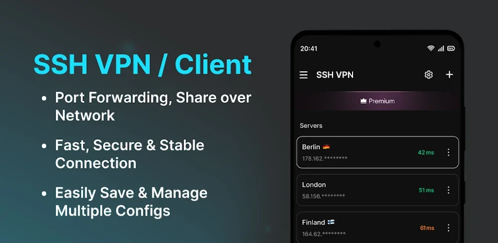 SSH VPN – Client for SSH