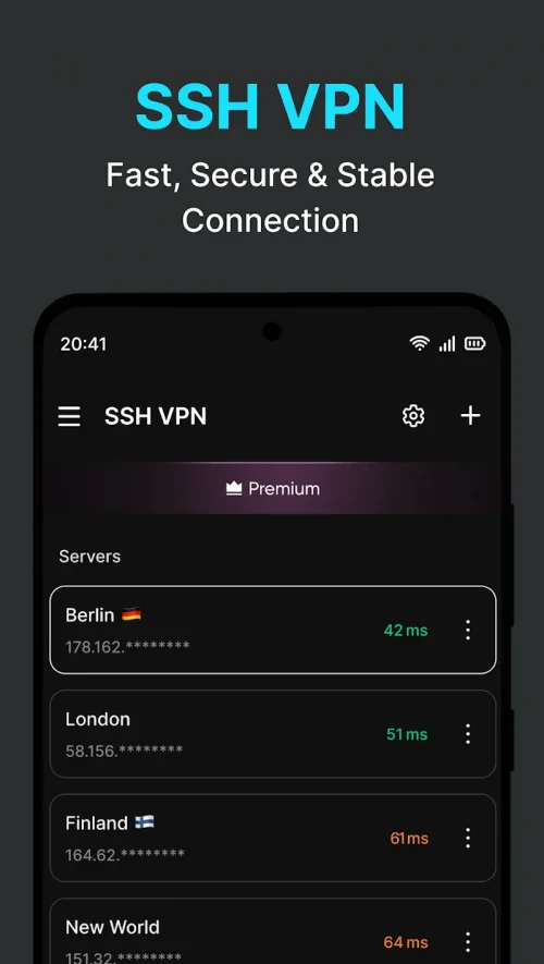 SSH VPN – Client for SSH