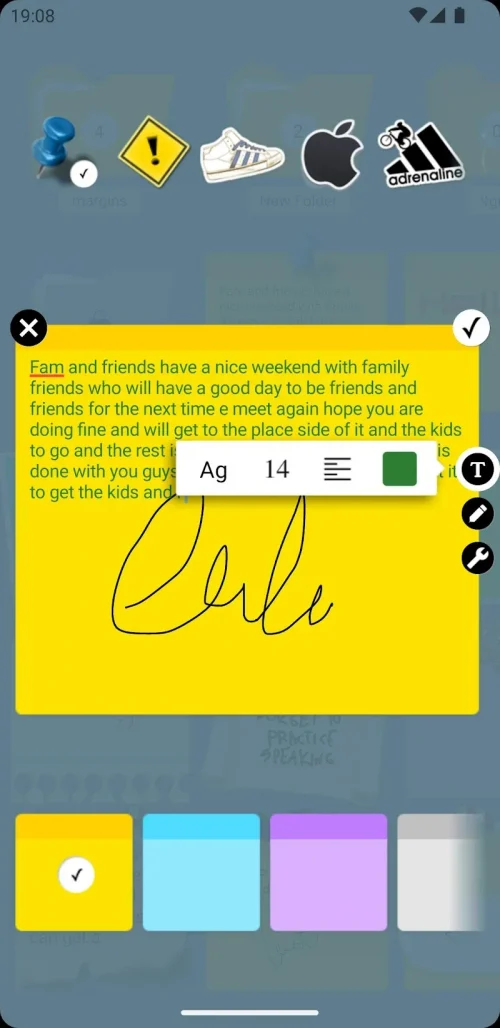 Sticky Notes + Widget