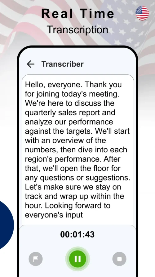 Transcribe Speech to Text