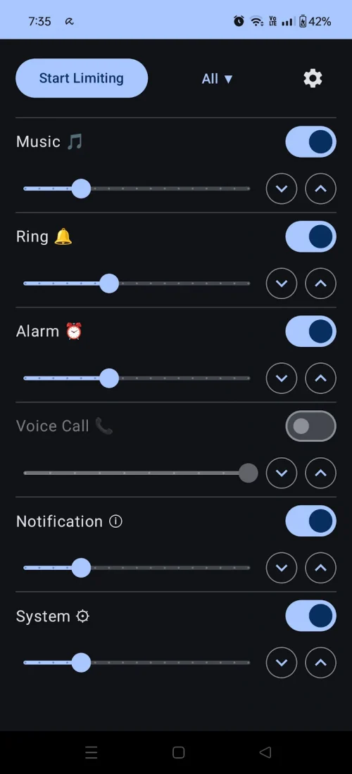 Volume Limiter