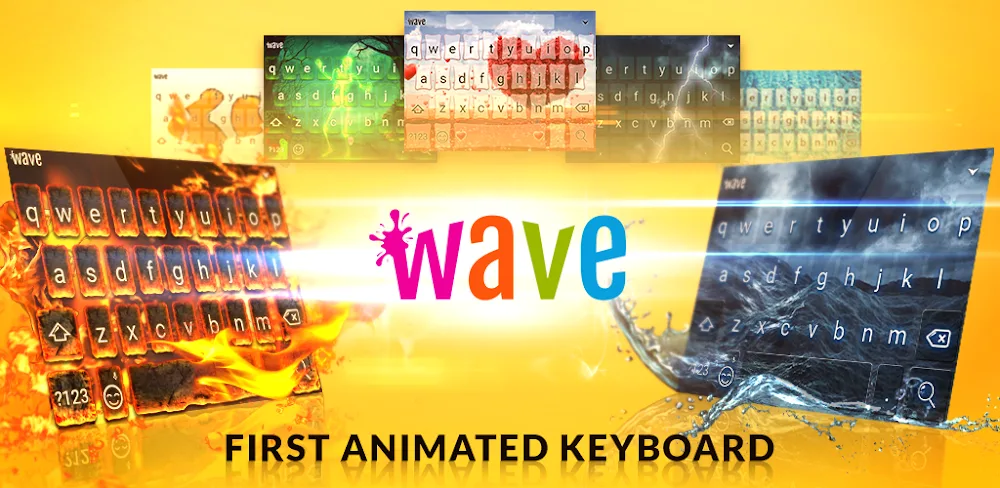 Wave Animated Keyboard Emoji (Wave Keyboard)