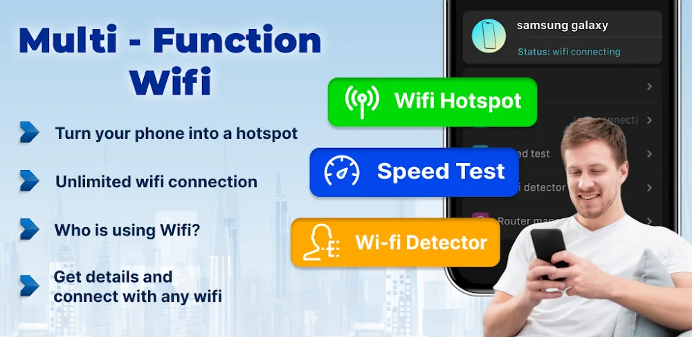 Wifi Password: Wifi Hotspot (Wifi manager)