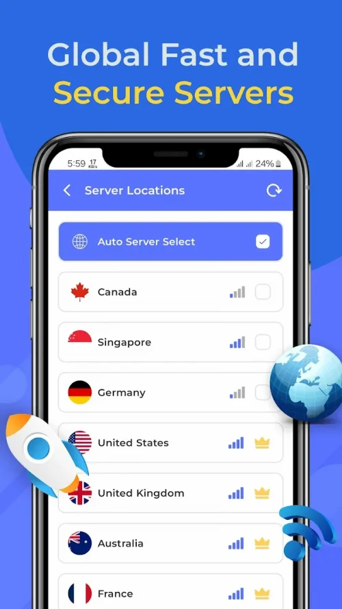 World VPN – Global Fast Secure