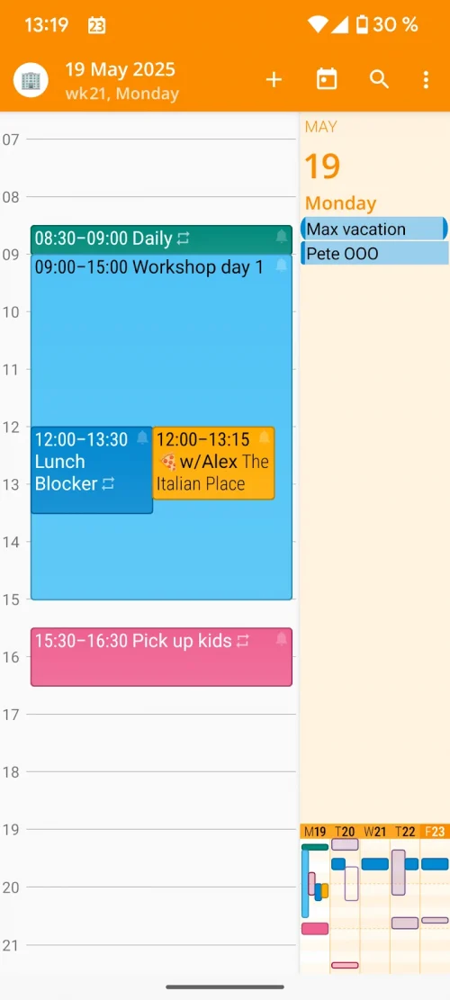 aCalendar+ Calendar & Tasks