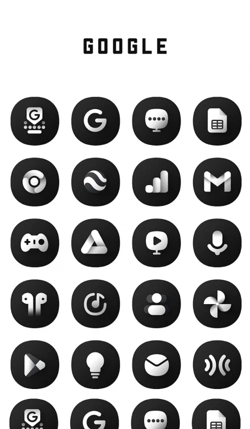 Black Icon Pack