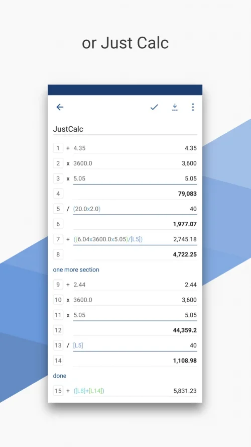 CalcList – Calculate Your List