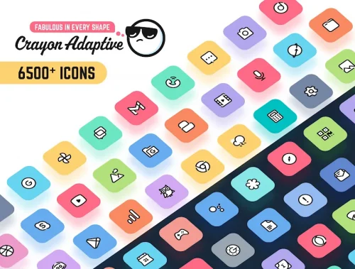 Crayon Adaptive IconPack