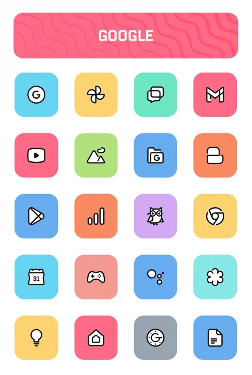 Crayon Adaptive IconPack