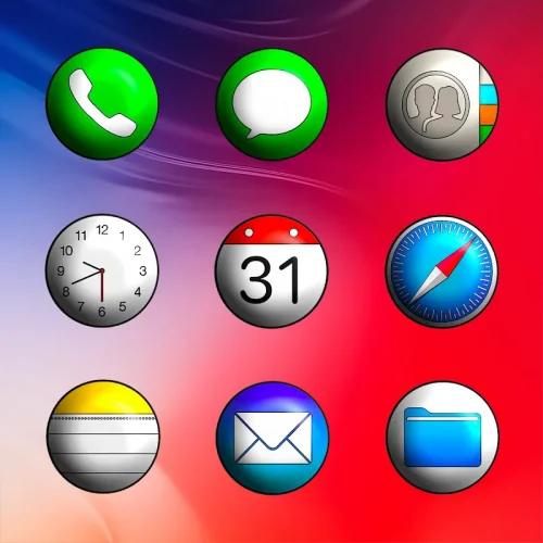 CRiOS Circle 3D – Icon Pack