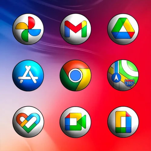 CRiOS Circle 3D – Icon Pack