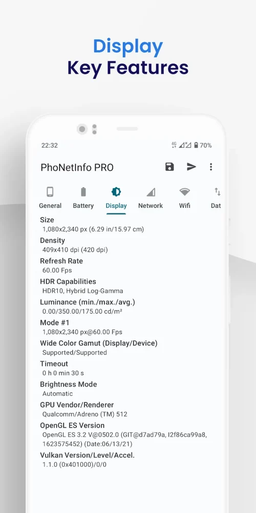 Device Info – PhoNetInfo PRO