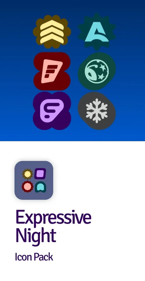 Expressive Night Icon Pack