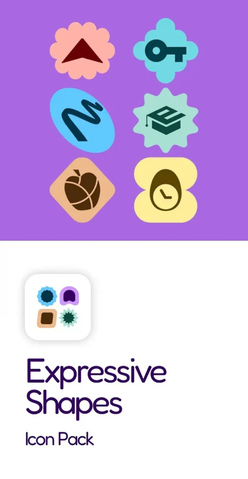 Expressive Shapes Icon Pack