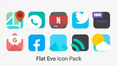 Flat Evo – Icon Pack
