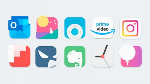 Flat Evo – Icon Pack