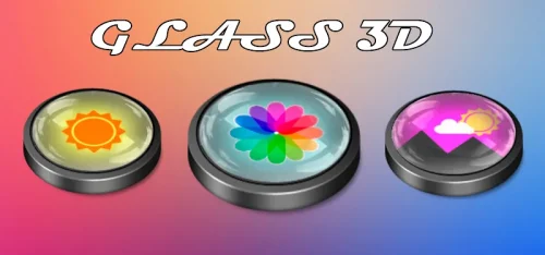 Glass 3D Icon Pack