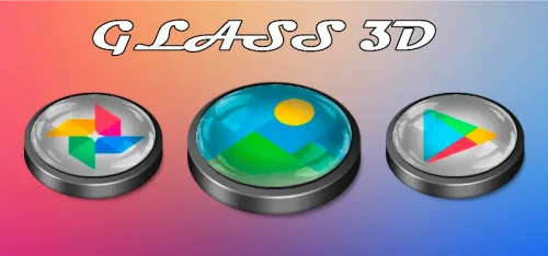 Glass 3D Icon Pack