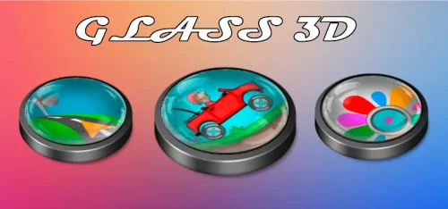 Glass 3D Icon Pack