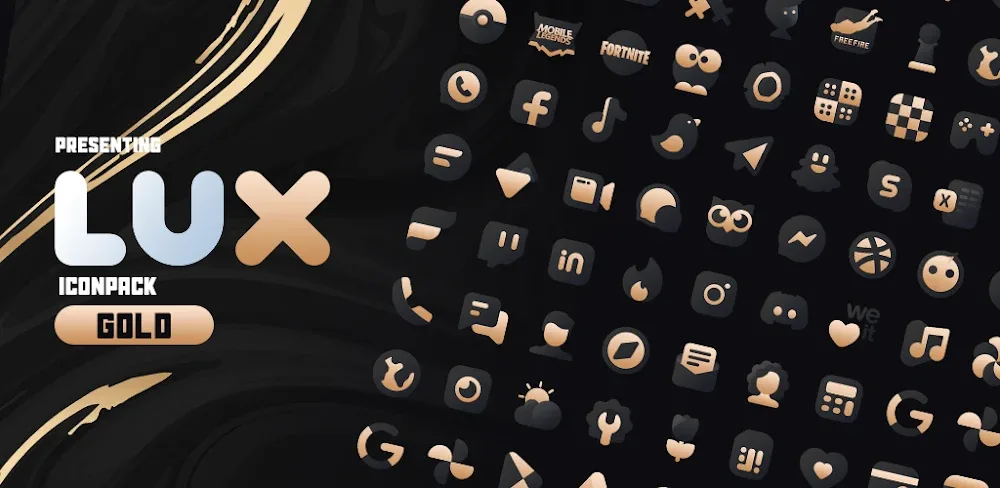 Gold IconPack : LuXGold