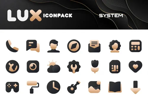 Gold IconPack : LuXGold