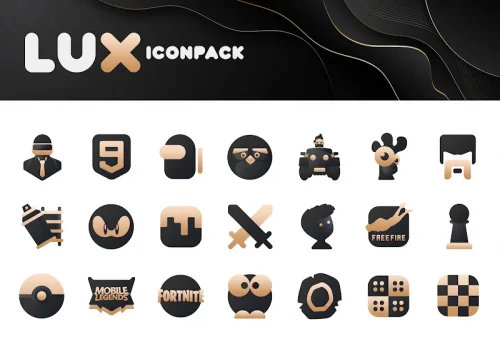 Gold IconPack : LuXGold