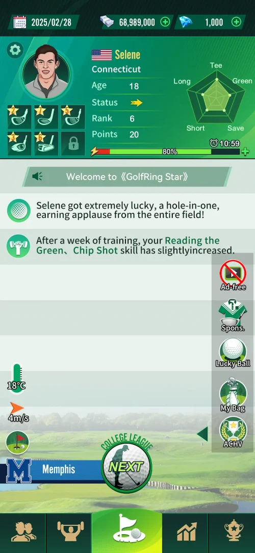 Golf Rising Star