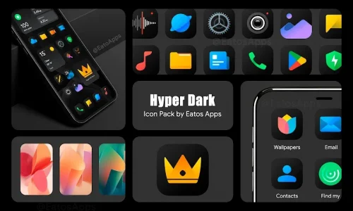 HyperDark – Icon Pack