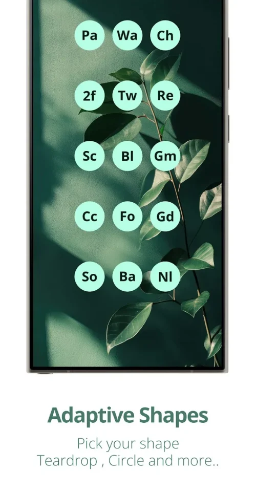 Letters Material You Icon Pack