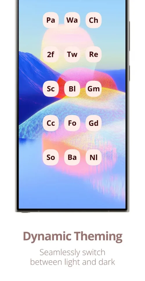 Letters Material You Icon Pack