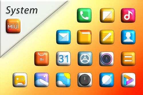 MIUI 3D – Icon Pack