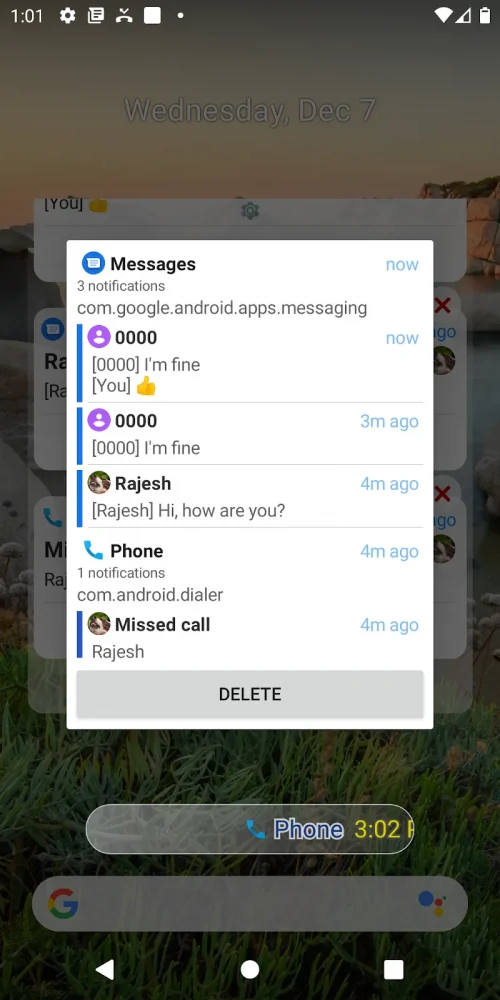 Notification Widget