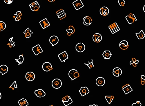 OrangeLine IconPack : LineX