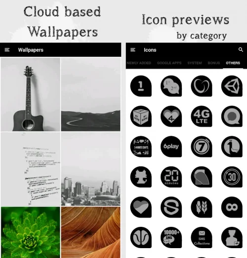Oscuro Icon Pack