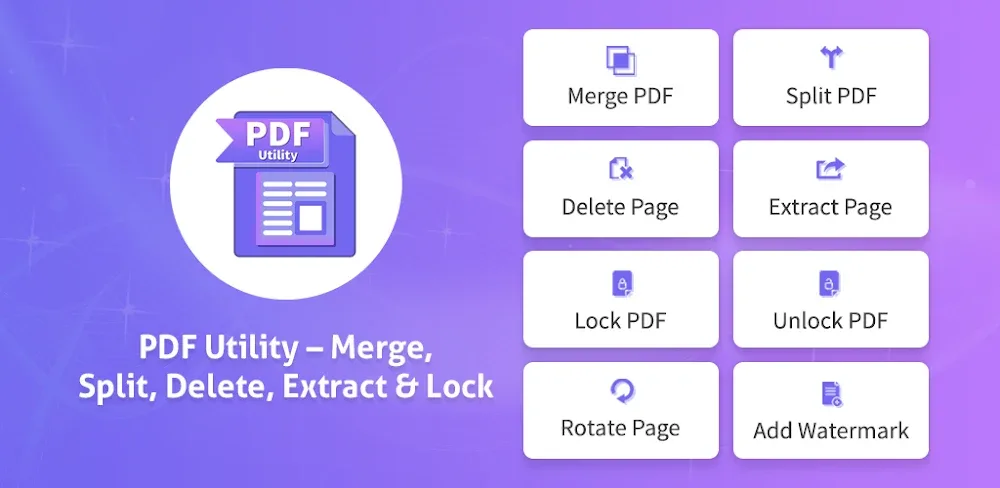 PDF Utility – Merge, Split PDF