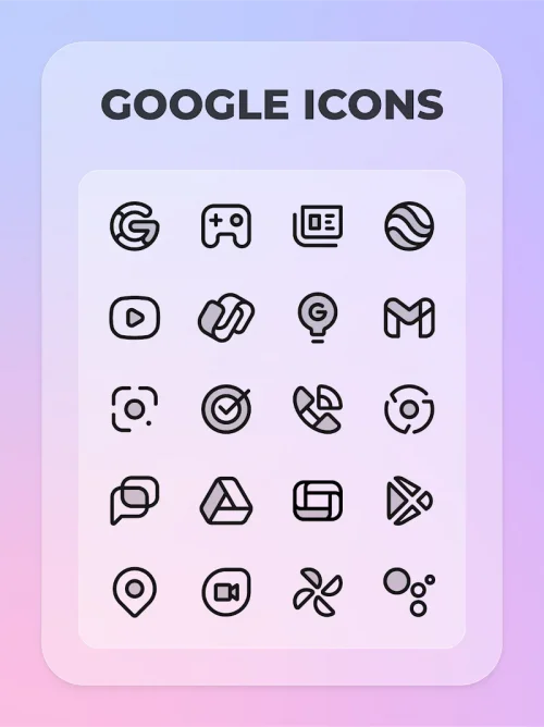 PHANTOM BLACK: Two tone icons