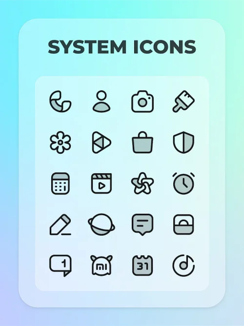 PHANTOM BLACK: Two tone icons