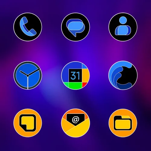 Pixly Fluo – Icon Pack