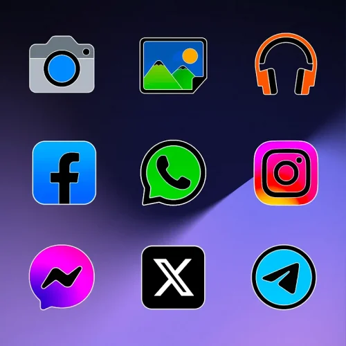 Pixly Limitless Fluo Icon Pack