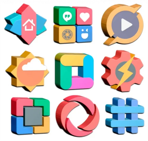 Real3D – Icon Pack