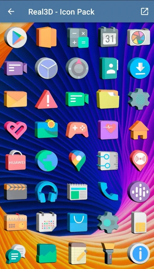 Real3D – Icon Pack