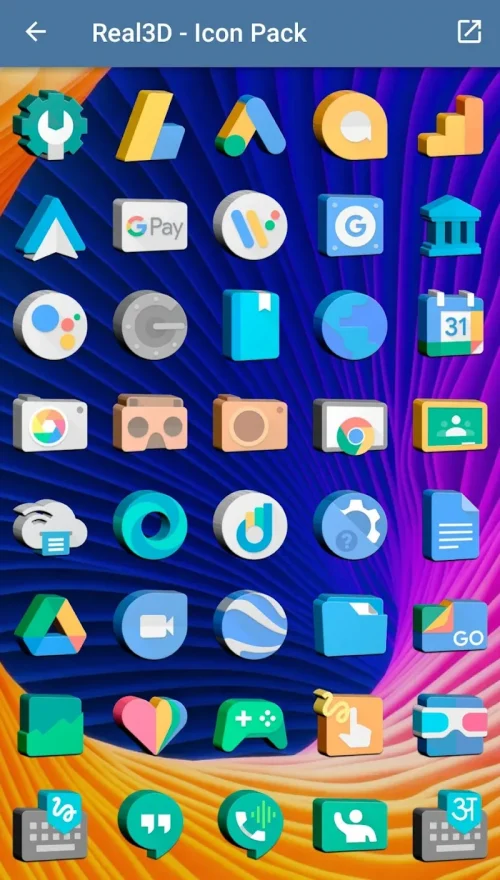 Real3D – Icon Pack
