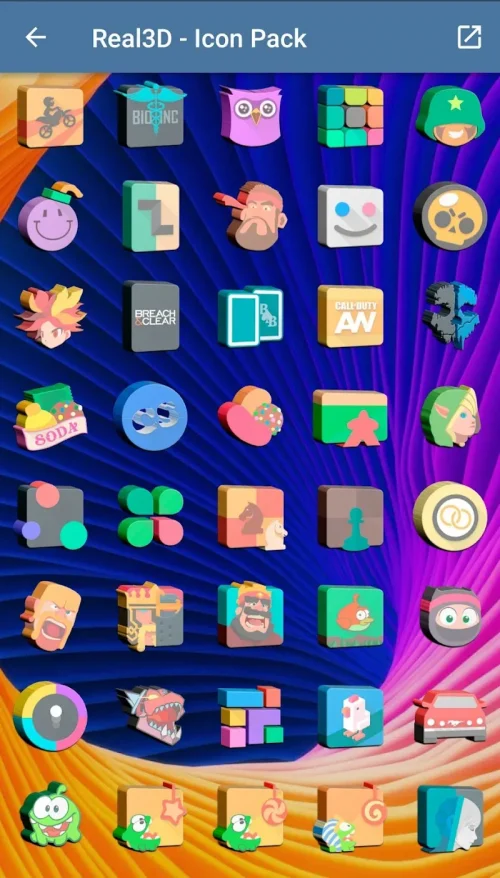 Real3D – Icon Pack