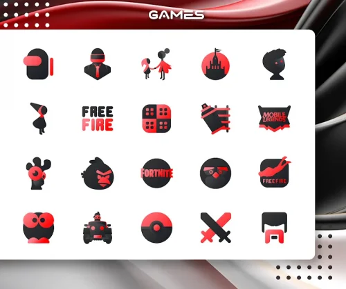 Red IconPack : LuXRed
