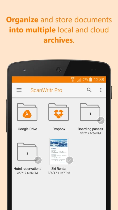 ScanWritr Pro: docs, scan, fax