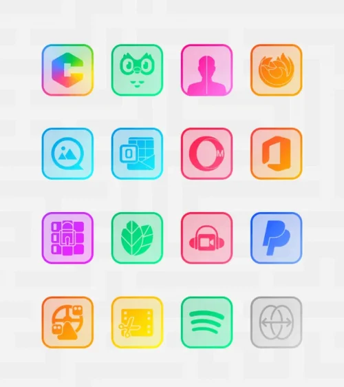 Square Clear – Icon Pack