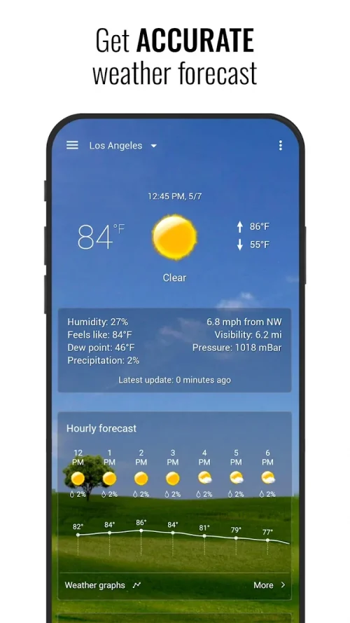 3D Flip Clock & Weather