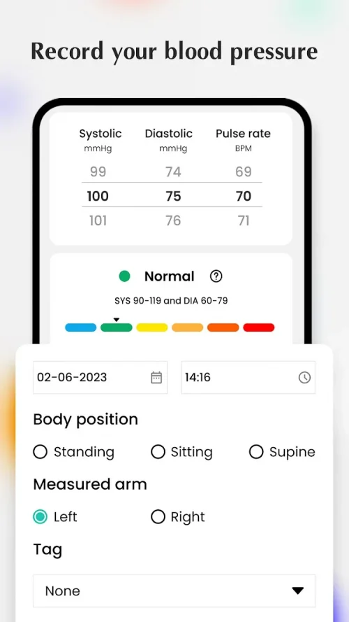 Blood pressure – Heart rate